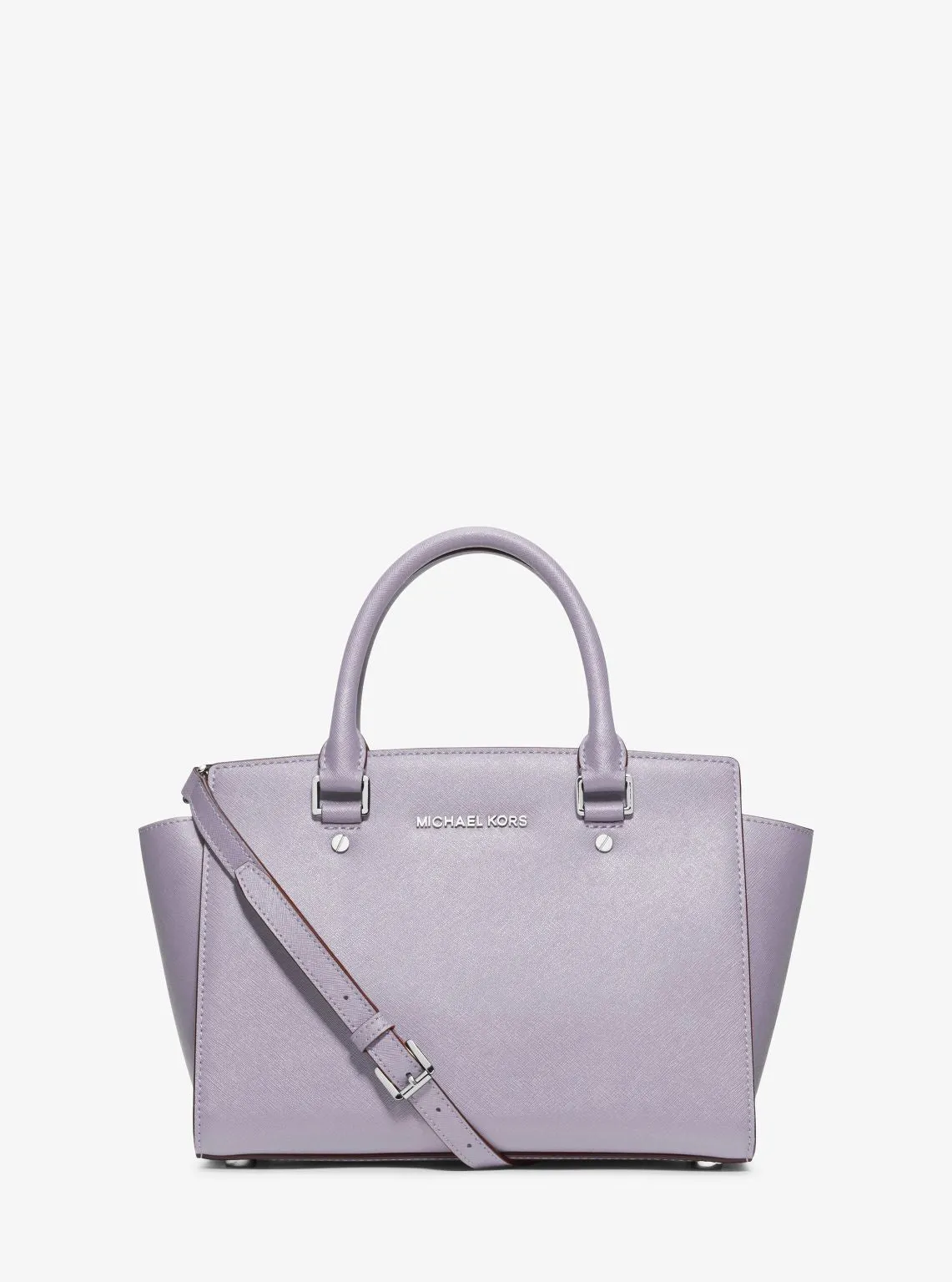 Selma Medium Saffiano Leather Satchel