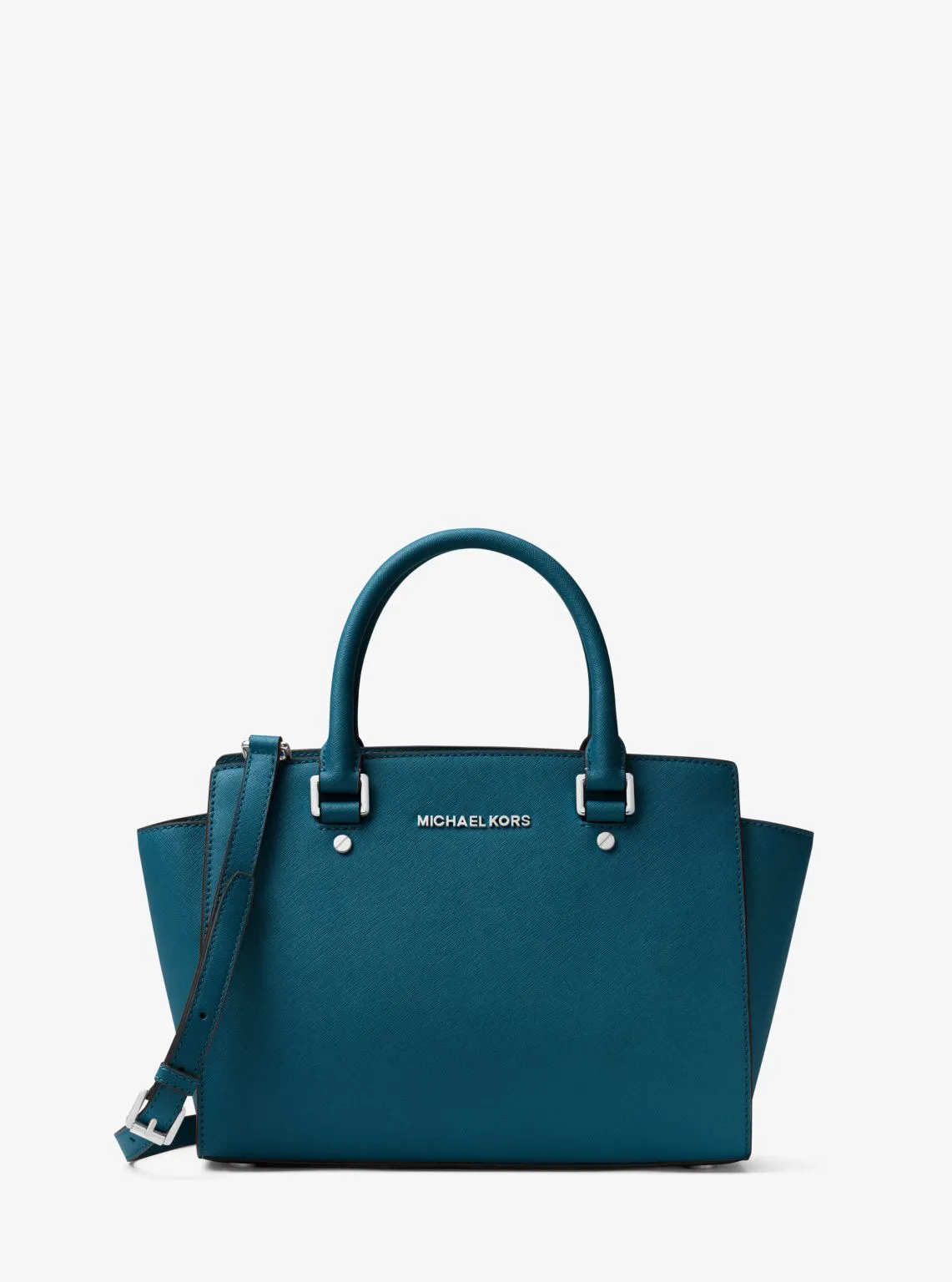 Selma Medium Saffiano Leather Satchel