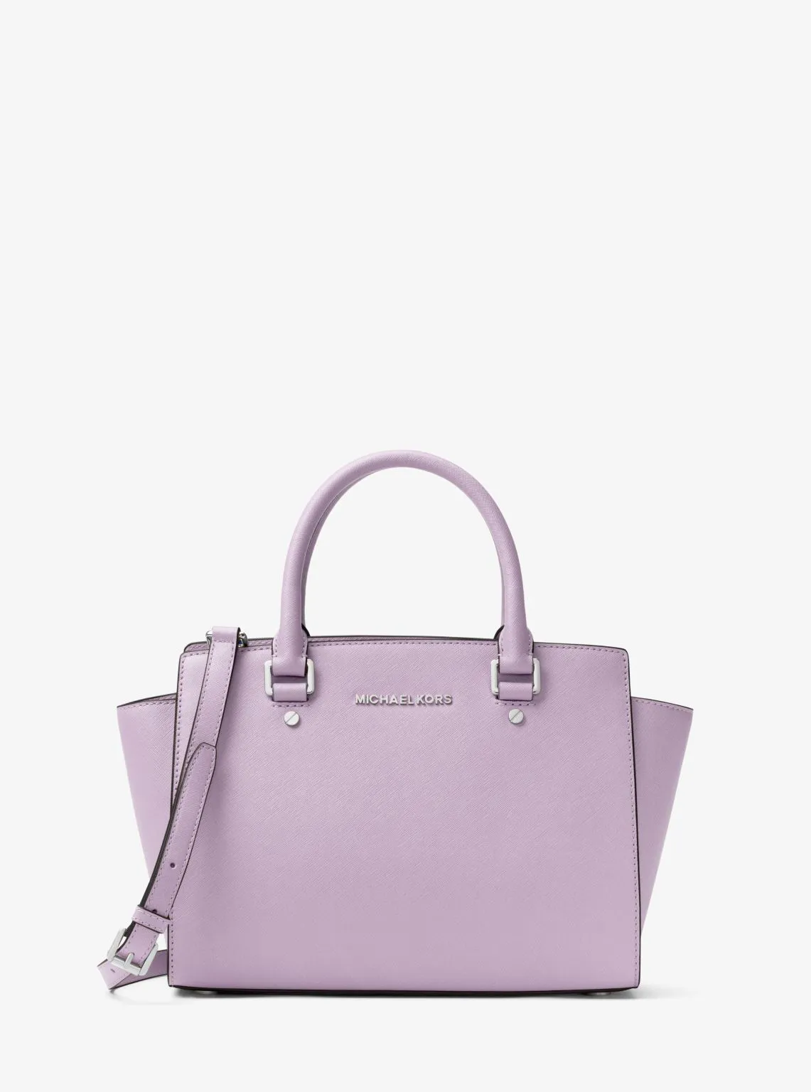 Selma Medium Saffiano Leather Satchel