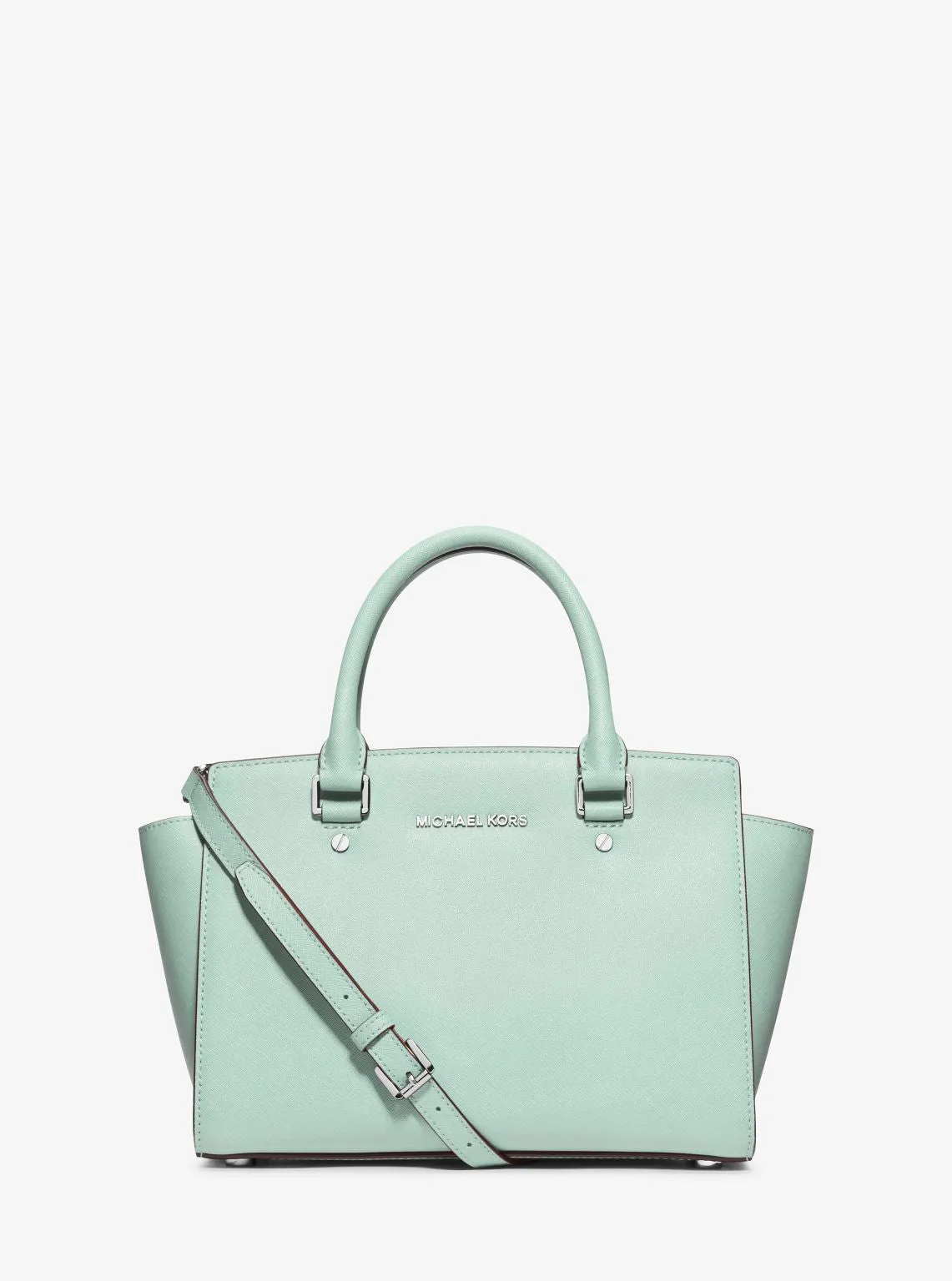 Selma Medium Saffiano Leather Satchel