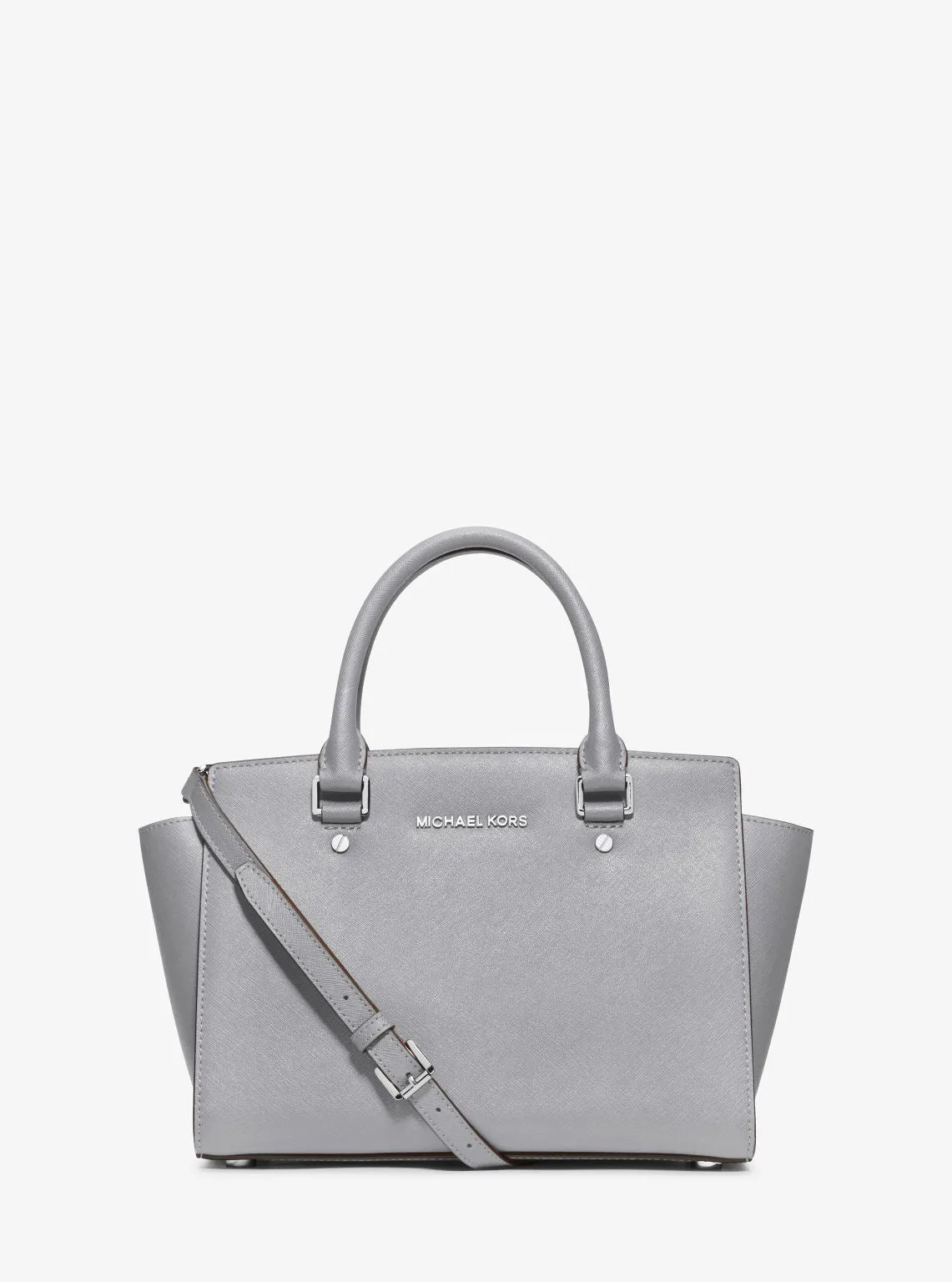 Selma Medium Saffiano Leather Satchel