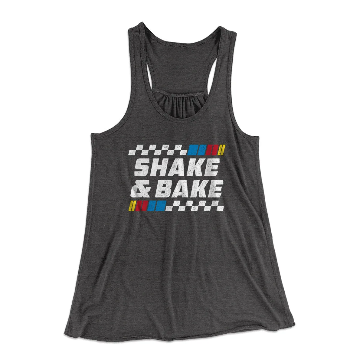 Shake And Bake Women's Flowey Racerback Tank Top