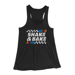 Shake And Bake Women's Flowey Racerback Tank Top