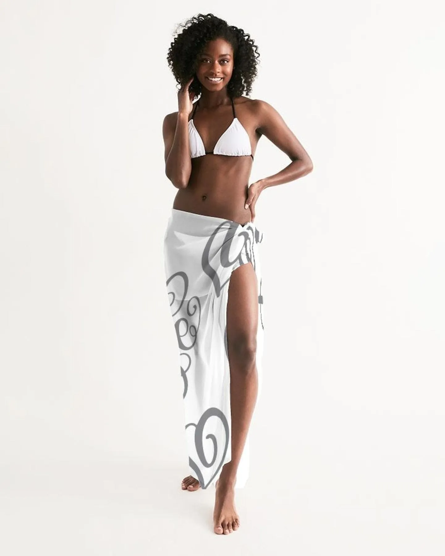 Sheer Love Grey Swimsuit Cover