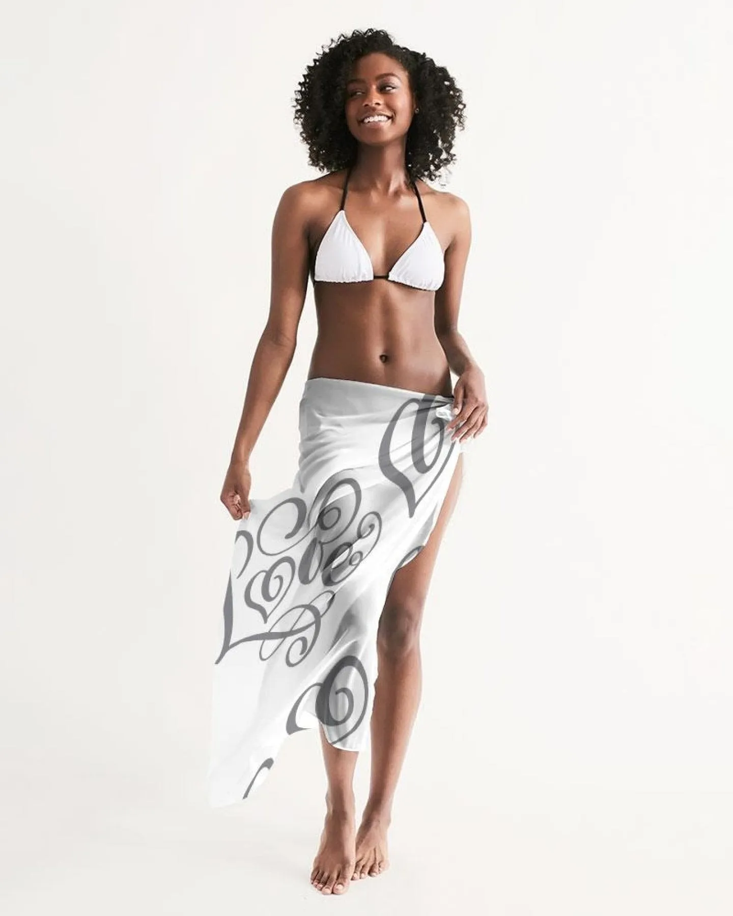 Sheer Love Grey Swimsuit Cover