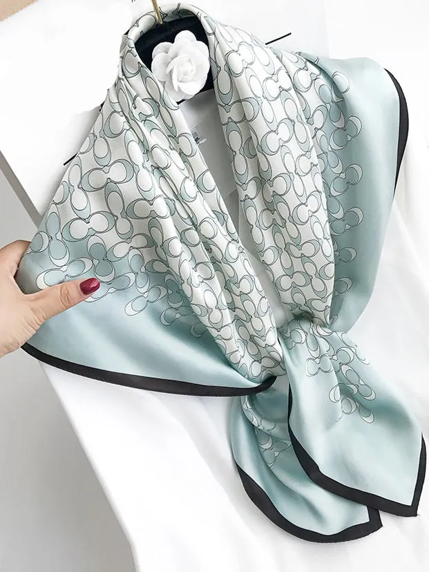 Sidra - Vibrant Printed Patterns Woman's Square Scarf