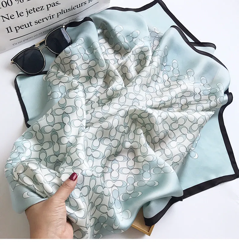 Sidra - Vibrant Printed Patterns Woman's Square Scarf