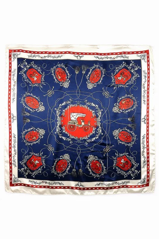 SILK RAG - ROYALTY IVORY/NAVY