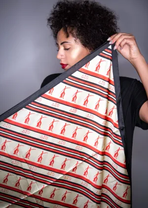 Silk Scarf, Fortitude and Greek Letters