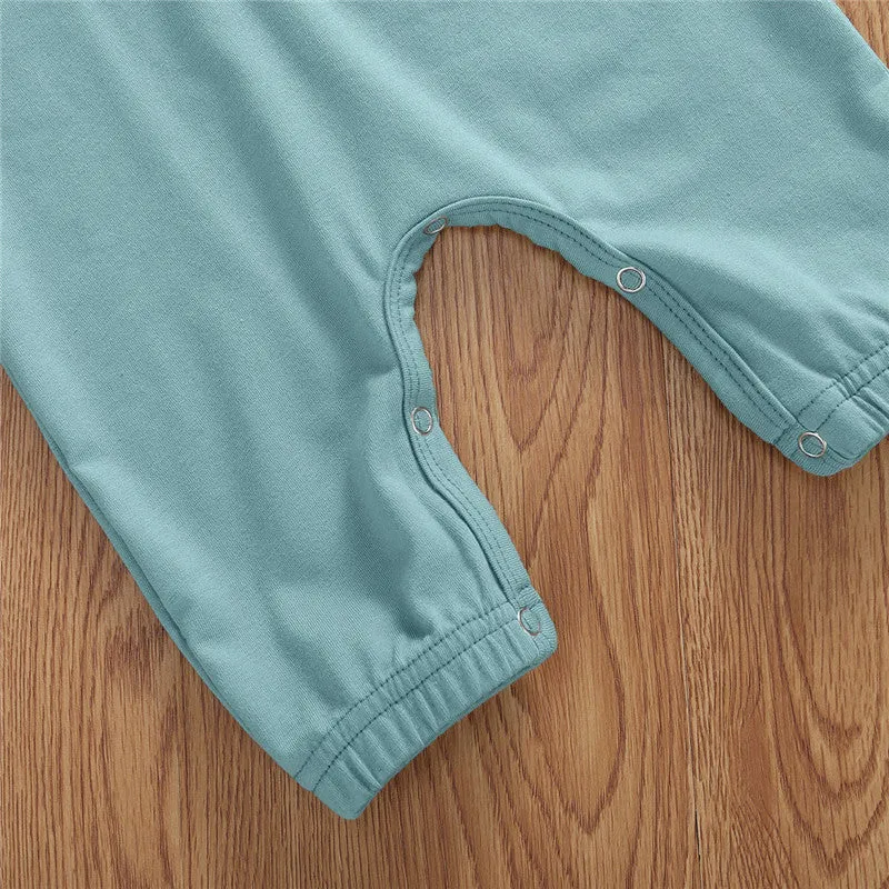 Sleeveless Baby Romper Green