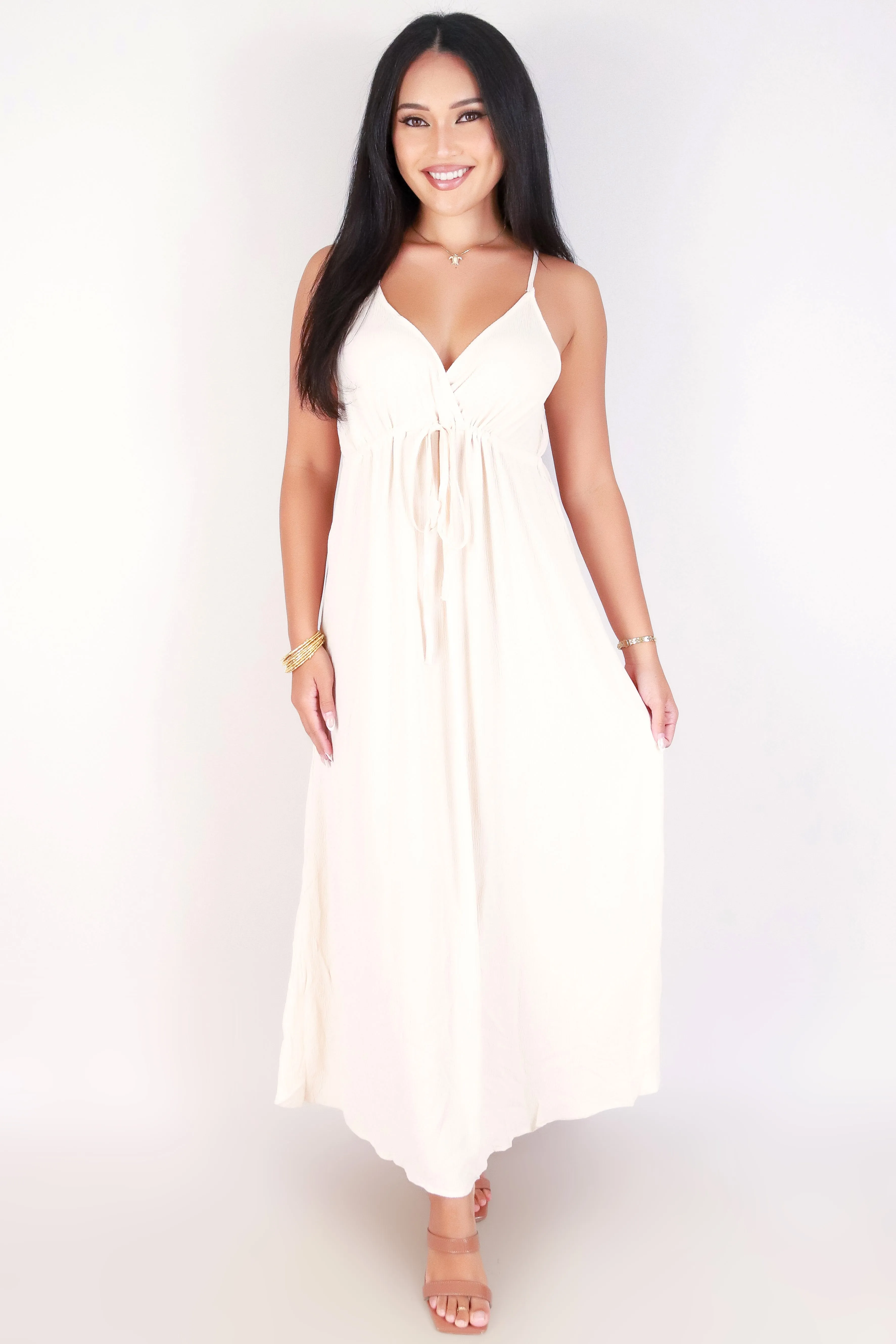 SLEEVELESS MAXI DRESS