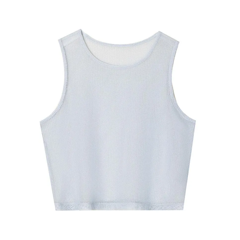Sleeveless Mesh Work Out Tank