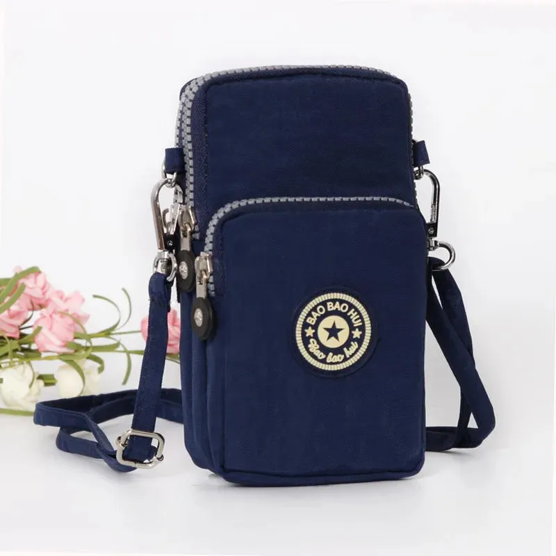Small Shoulder Bags Nylon Women Mobile Phone Bags Mini Female Messenger Purse Lady Wallet New 2024 Female CrossBody Bag