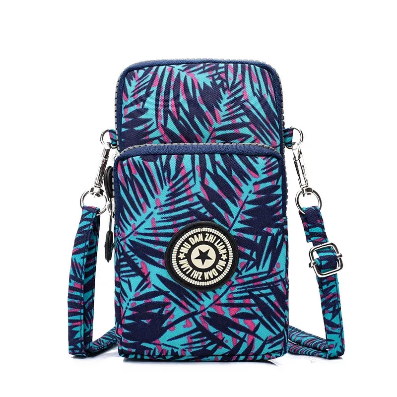 Small Shoulder Bags Nylon Women Mobile Phone Bags Mini Female Messenger Purse Lady Wallet New 2024 Female CrossBody Bag