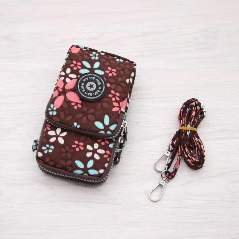 Small Shoulder Bags Nylon Women Mobile Phone Bags Mini Female Messenger Purse Lady Wallet New 2024 Female CrossBody Bag