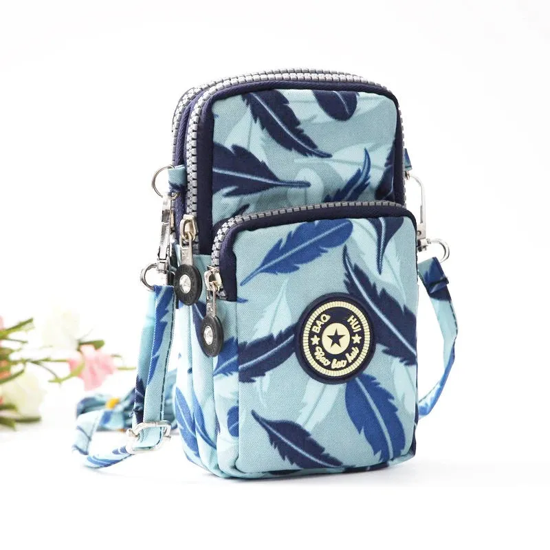 Small Shoulder Bags Nylon Women Mobile Phone Bags Mini Female Messenger Purse Lady Wallet New 2024 Female CrossBody Bag