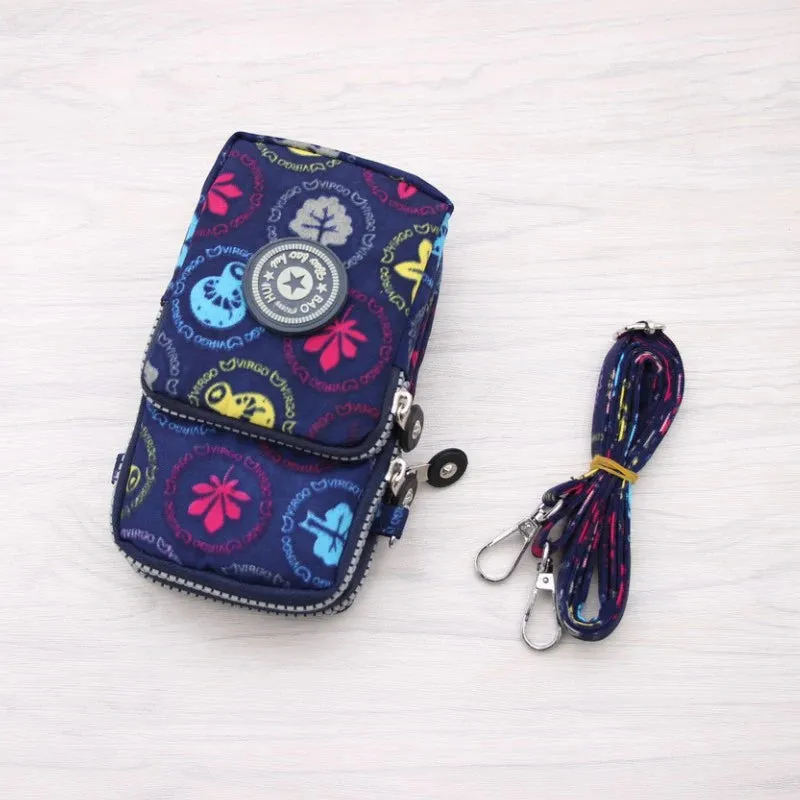 Small Shoulder Bags Nylon Women Mobile Phone Bags Mini Female Messenger Purse Lady Wallet New 2024 Female CrossBody Bag