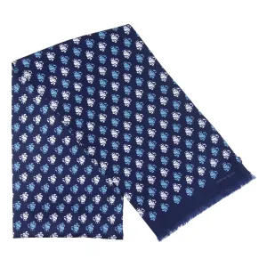 Smoking Skulls Silk Scarf