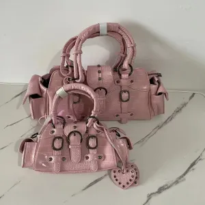 Sohiwoo  Vintage Pink Messenger Bag Women Y2k Grunge Rivet Handle Crocodile Luxury Designer Bag Female Fairycore Aesthetic Bag