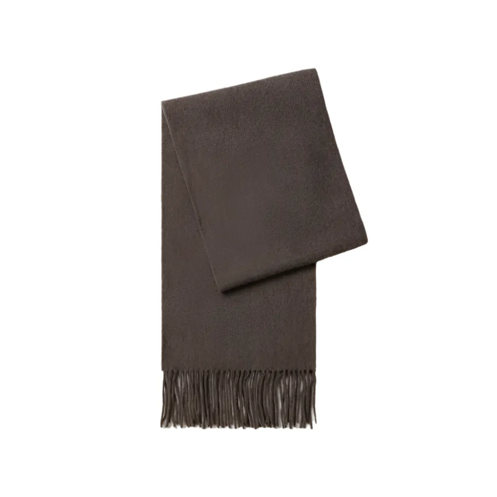 Solid Color Thick Wool Scarf