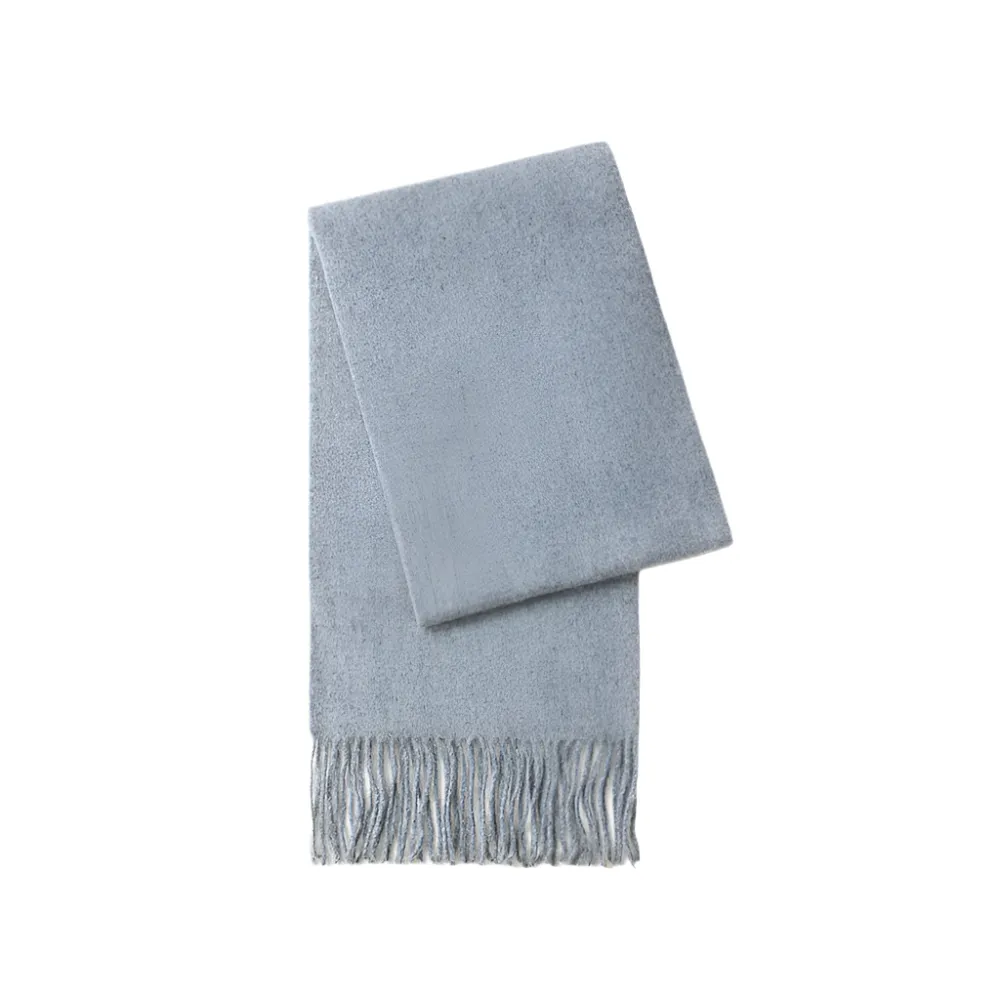 Solid Color Thick Wool Scarf