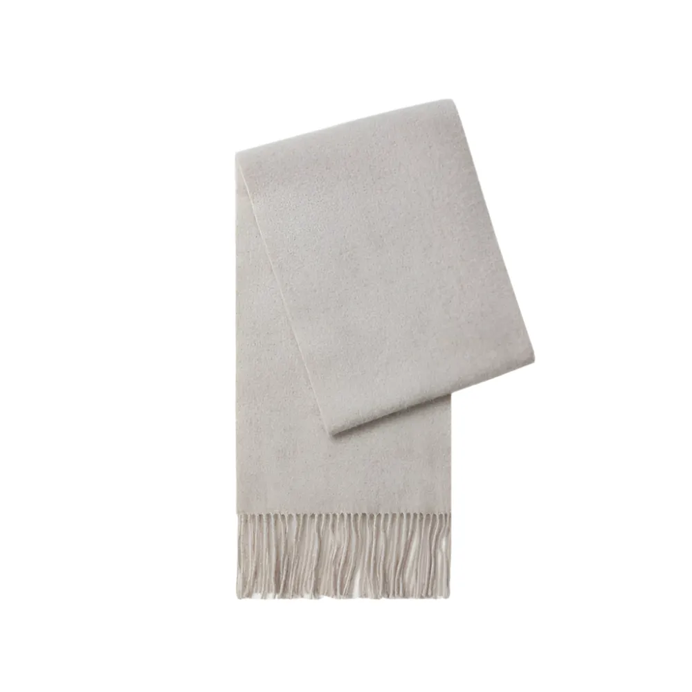 Solid Color Thick Wool Scarf