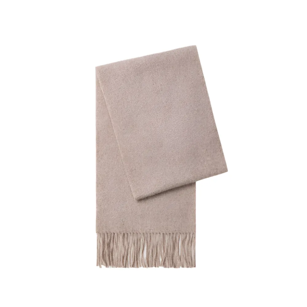 Solid Color Thick Wool Scarf