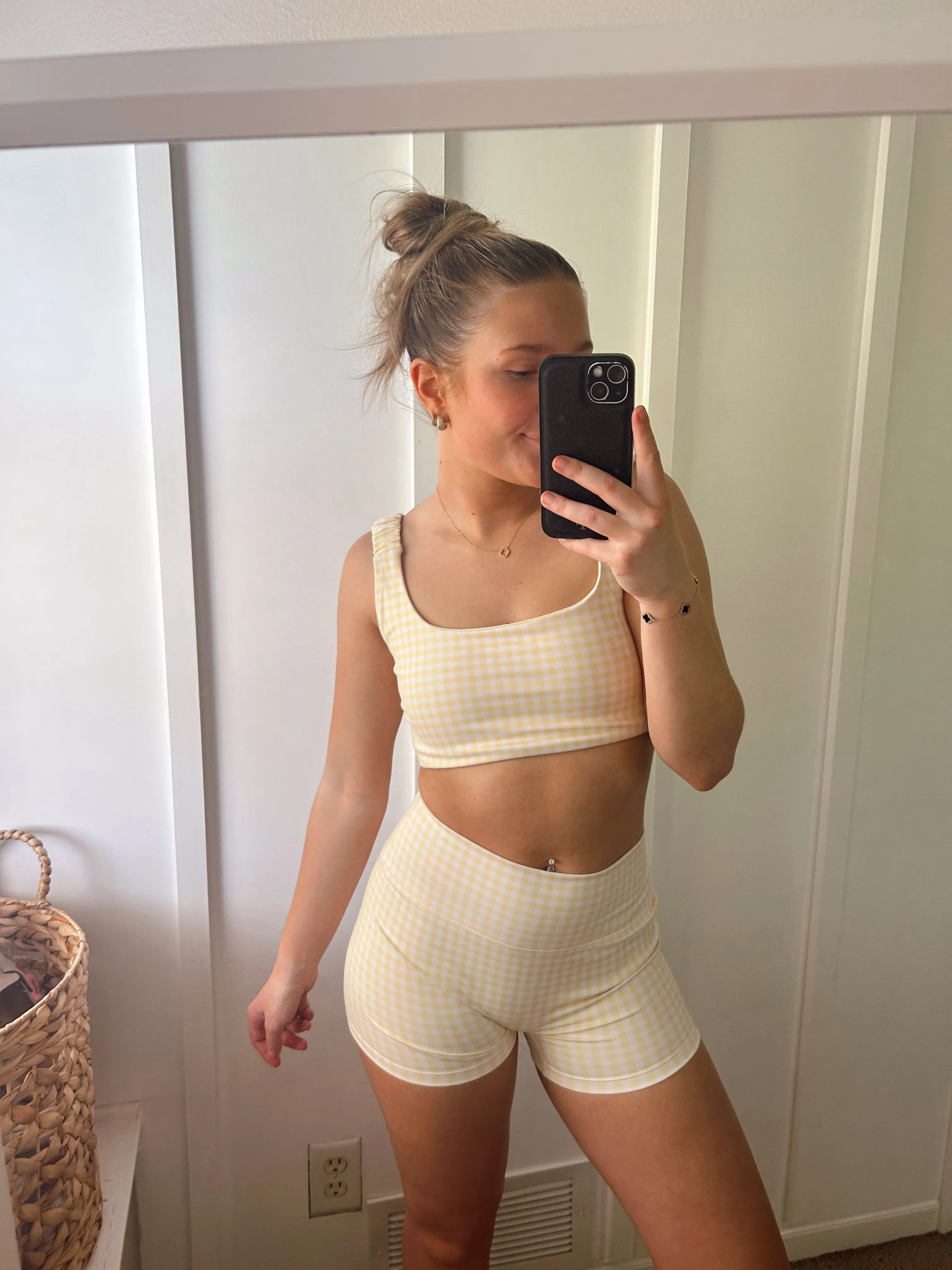Spring Into Motion Bra - Lemon