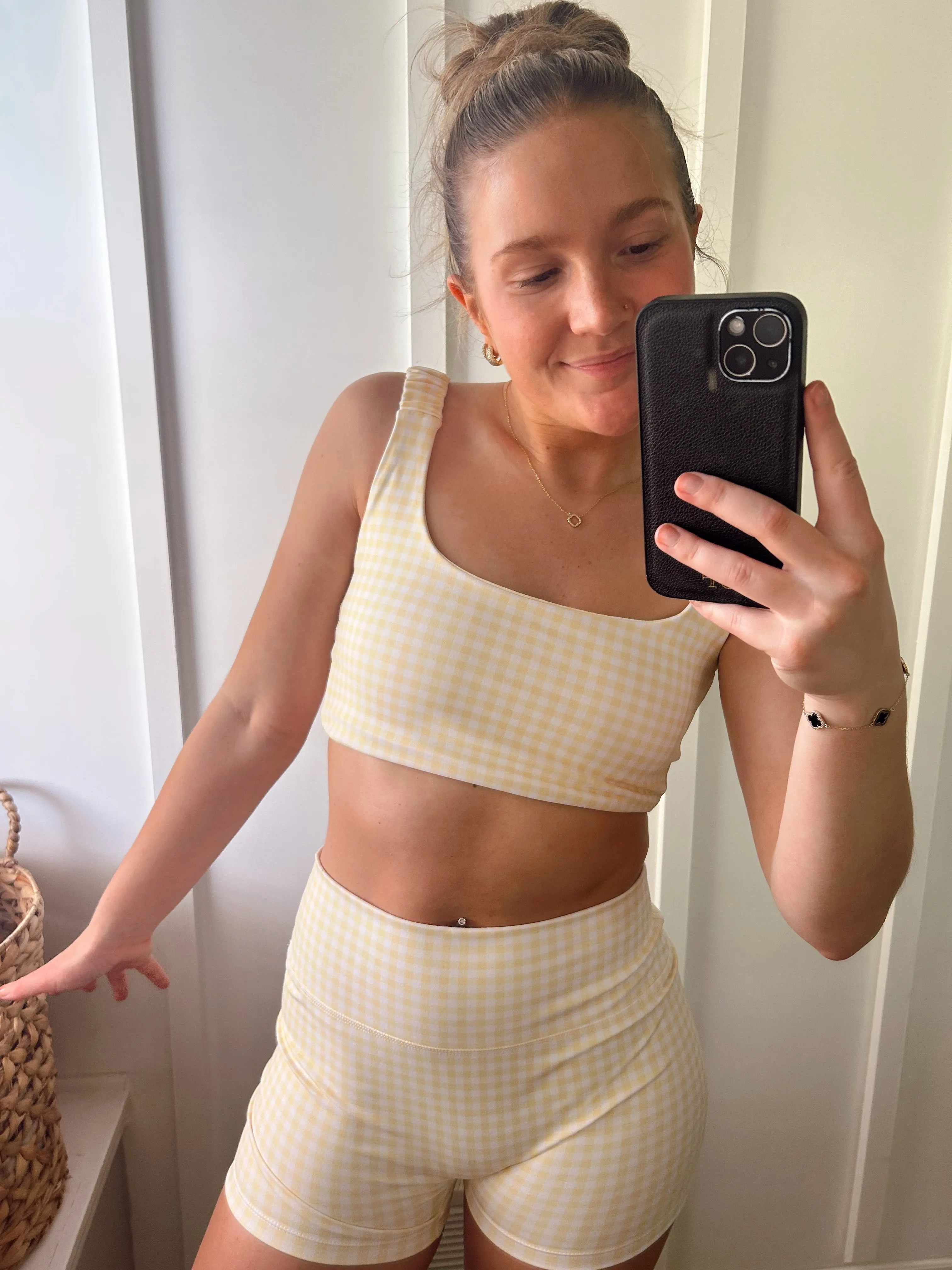 Spring Into Motion Bra - Lemon