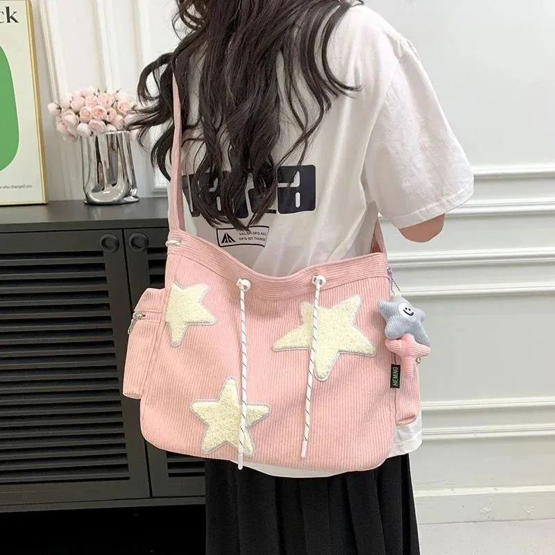 Star Niche Design Corduroy Crossbody