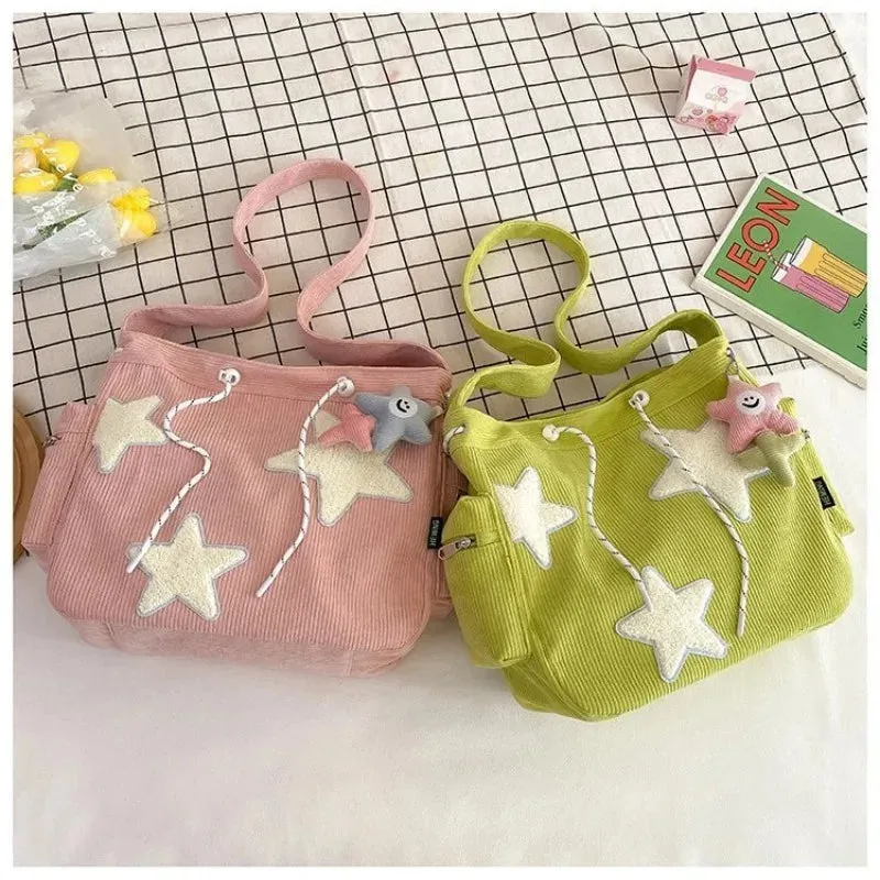 Star Niche Design Corduroy Crossbody