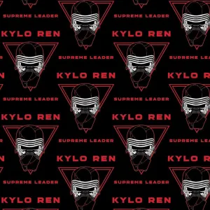 Star Wars - Supreme Leader Kylo Ren - Fleece - 1/2 Metre