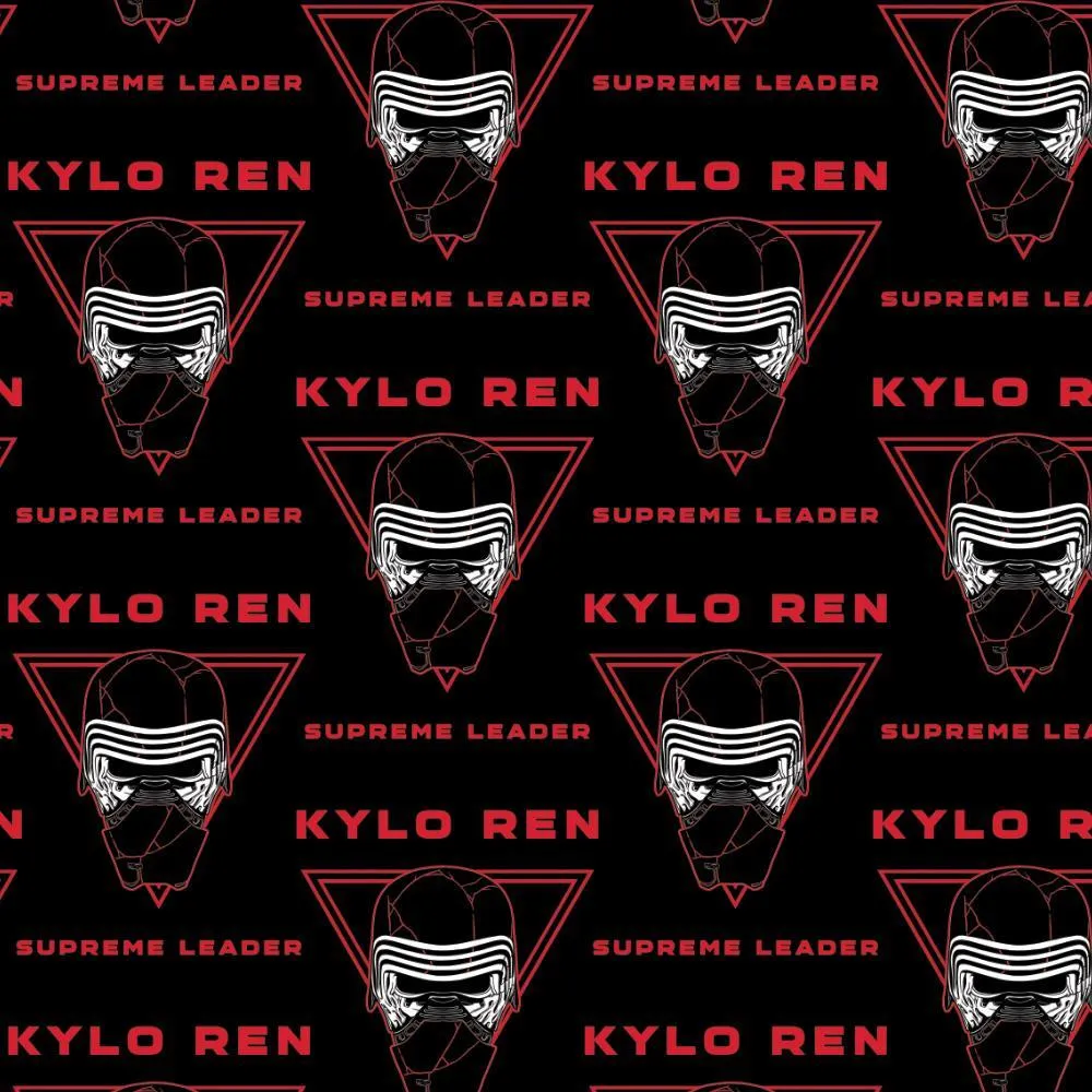 Star Wars - Supreme Leader Kylo Ren - Fleece - 1/2 Metre