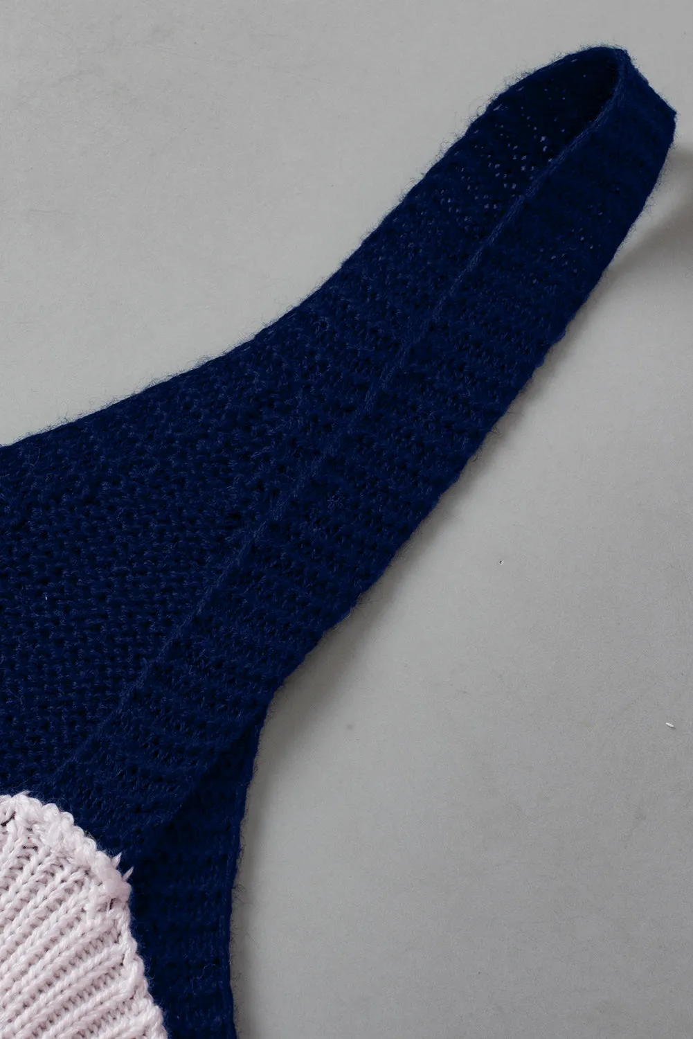 Stars Stripes Flag Pattern Knitted Tank