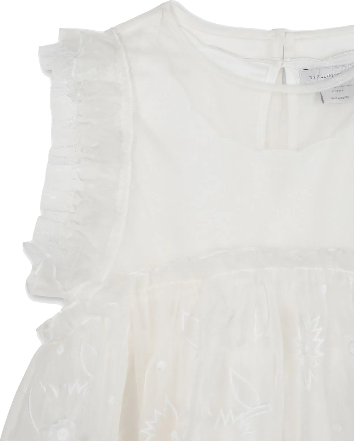 Stella McCartney Organza Flower Dress