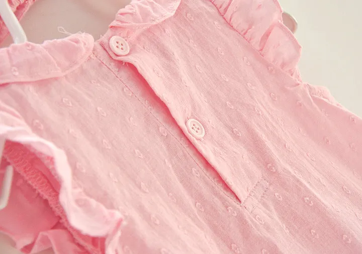 Summer Baby Girl Romper with Headband