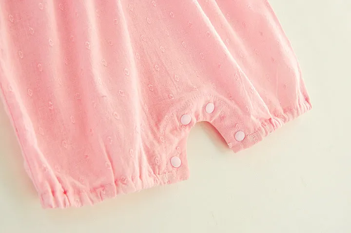 Summer Baby Girl Romper with Headband