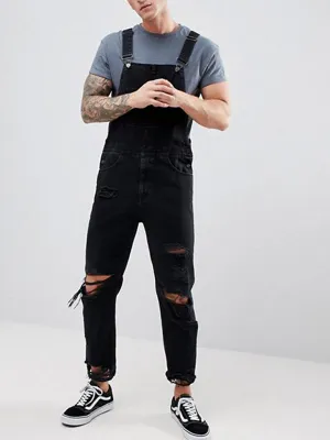 Suspender Denim Jumpsuit