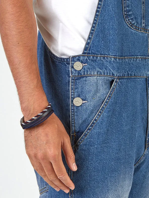 Suspender Denim Jumpsuit