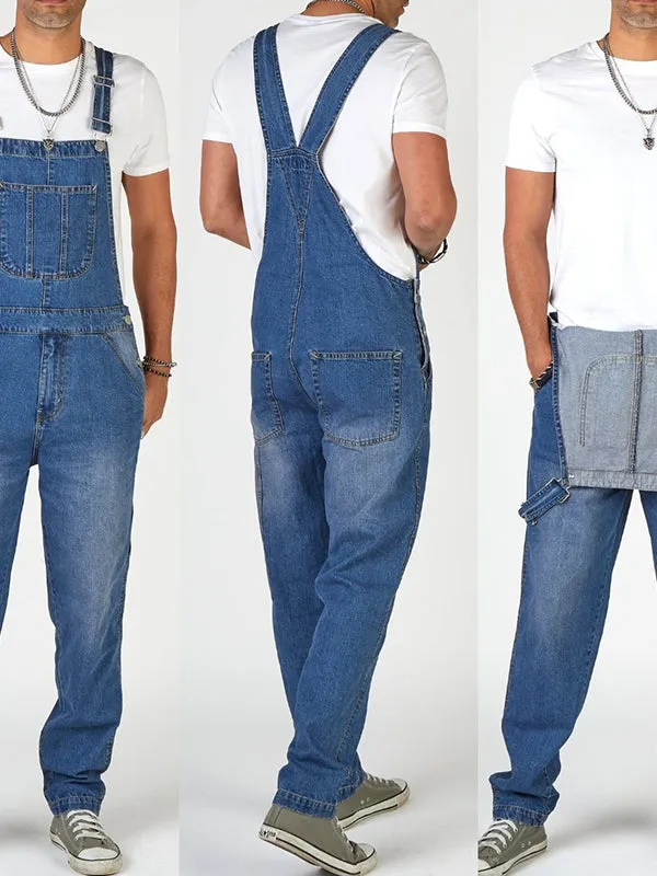 Suspender Denim Jumpsuit