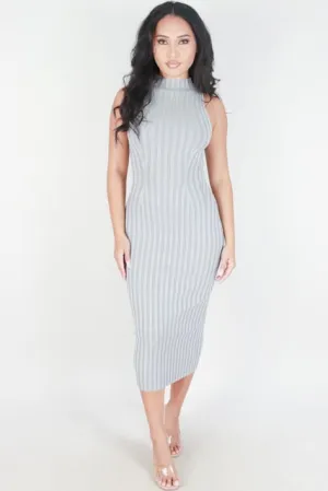 SWEATER KNIT MIDI DRESS