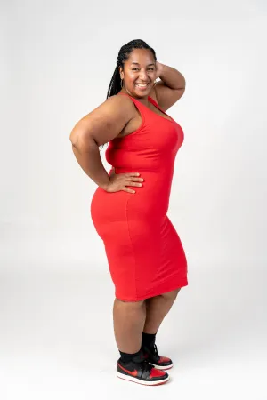 Tank Me Later Dress Ruby