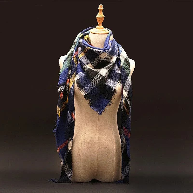 Tartan Plaid Blanket Scarf