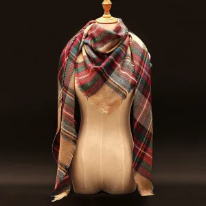 Tartan Plaid Blanket Scarf