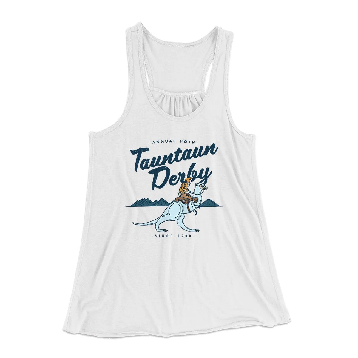 Tauntaun Derby Women's Flowey Tank Top