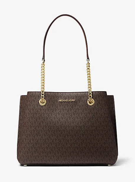 Teagan Large Logo  Shoulder Bag | 56054