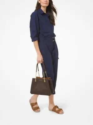 Teagan Large Logo  Shoulder Bag | 56054