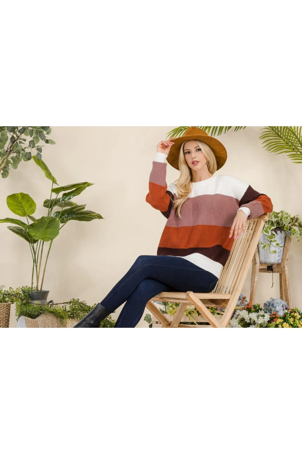 Terracotta Pullover Sweater