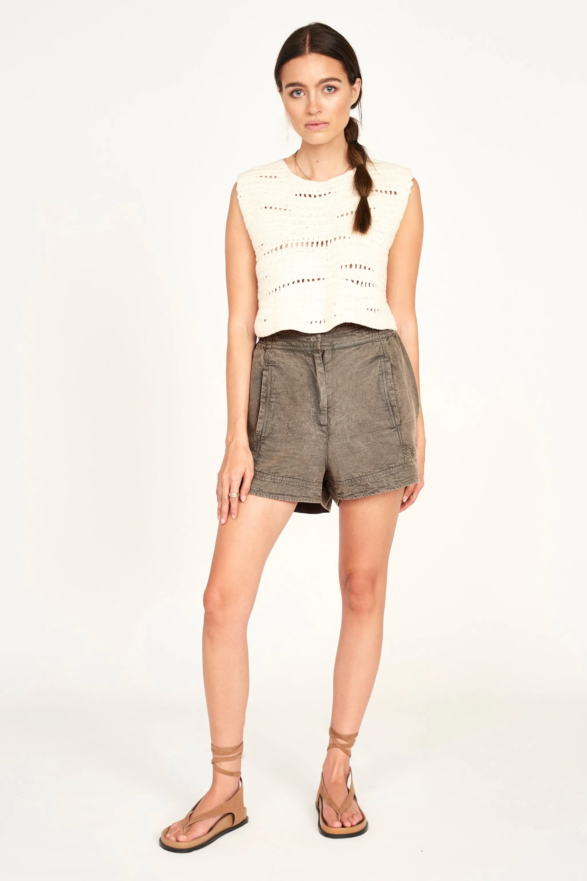Texas Shorts in Cavern Canvas
