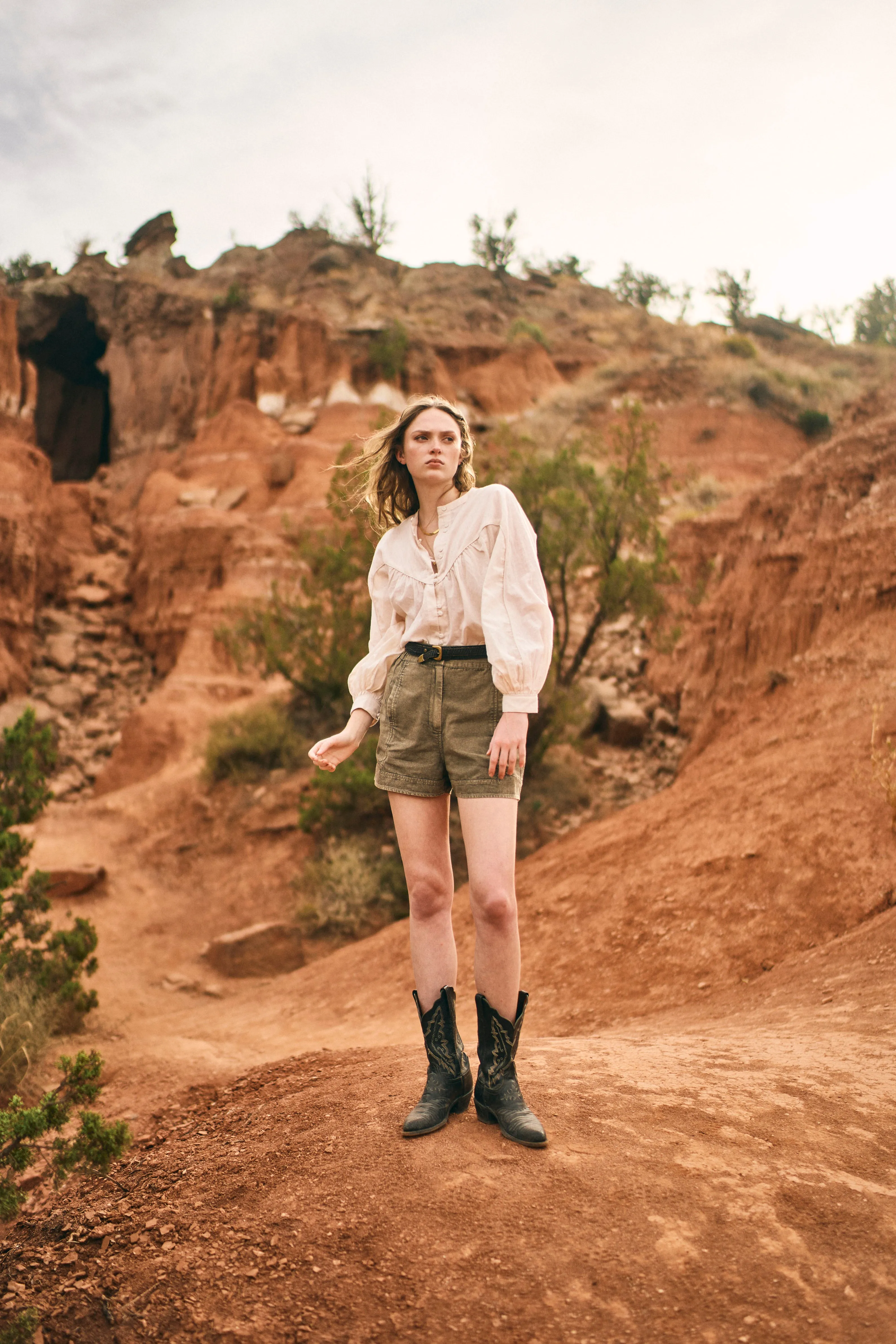 Texas Shorts in Cavern Canvas